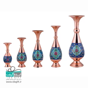 گلدان مس و پرداز