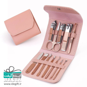 ست مانیکور به همراه کیف چرمی