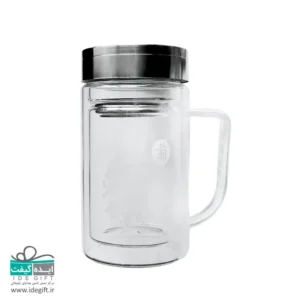 لیوان دمنوش ساز دو جداره