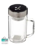 لیوان دمنوش ساز دو جداره