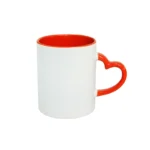 ماگ سرامیکی دسته قلبی سابلیمیشن