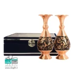 گلدان مس و الماس تراش