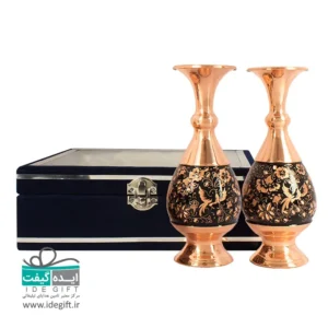 گلدان مس و الماس تراش