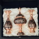 ست جفت گلدان و شکلات خوری الماس تراش