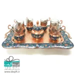 سرویس چای‌خوری مس و پرداز