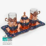 سرویس چای‌خوری مس و پرداز